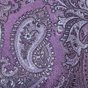 Men's Enro Purple Paisley Tie